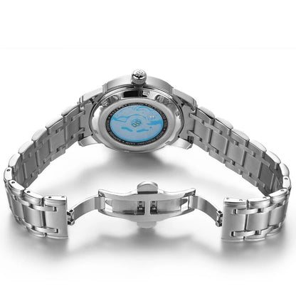 NAKZEN Men Business Mechanical Watch Men's Automatic Miyota 8215 Movt Diamond Watches Sapphire Wrist Watch Waterproof Clock 6020-4